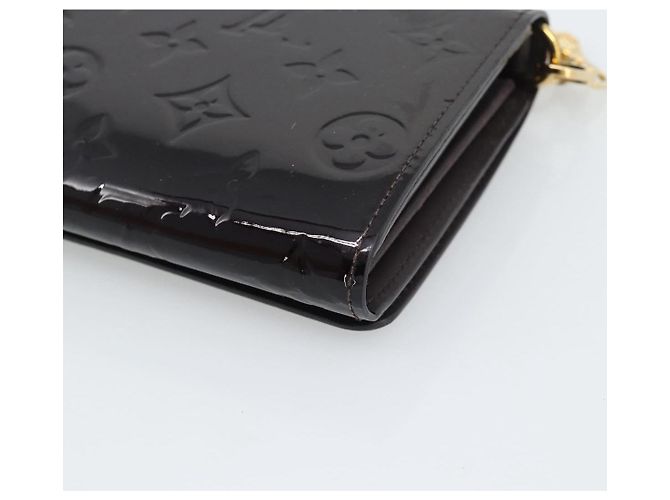 LOUIS VUITTON Monogram Vernis Portefeiulle Sarah Chain M90088 LV Auth gh2334V Bordò - vista 17