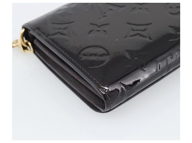 LOUIS VUITTON Monogram Vernis Portefeiulle Sarah Chain M90088 LV Auth gh2334V Bordò - vista 18