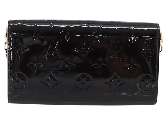 LOUIS VUITTON Monogram Vernis Portefeiulle Sarah Chain M90088 LV Auth gh2334V Bordò - vista 2