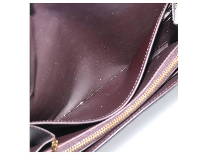 LOUIS VUITTON Monogram Vernis Portefeiulle Sarah Chain M90088 LV Auth gh2334V Bordò - vista 20