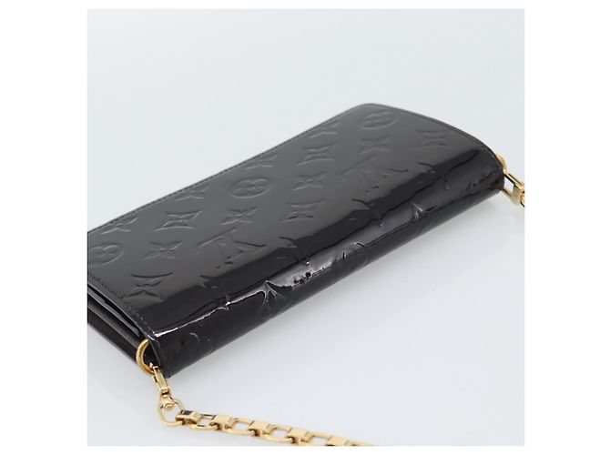 LOUIS VUITTON Monogram Vernis Portefeiulle Sarah Chain M90088 LV Auth gh2334V Bordò - vista 6