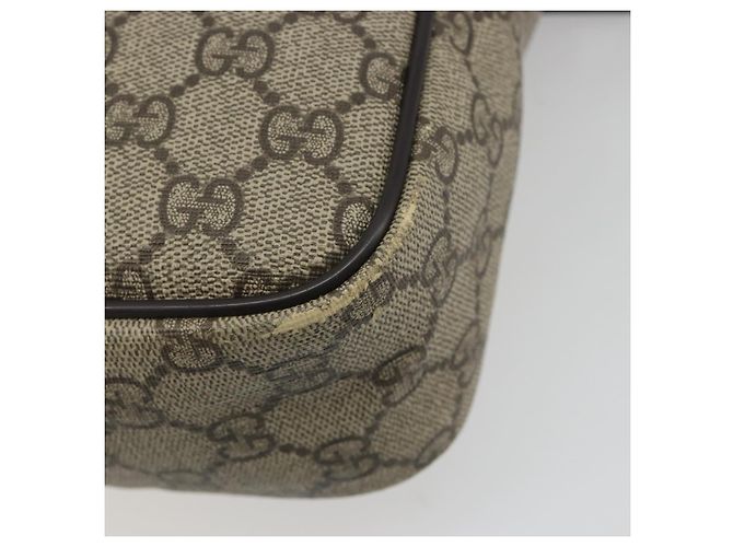 Sac à épaule GUCCI GG Supreme PVC Beige Gold 233268 Auth 195210 Doré - vue 15