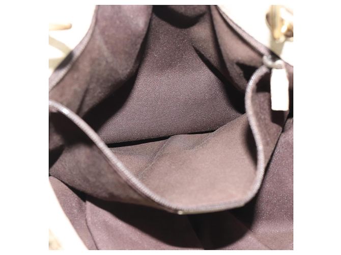 Borsa Tote GUCCI GG Canvas Beige Tono Oro 120836 Auth BA14589 - vista 11