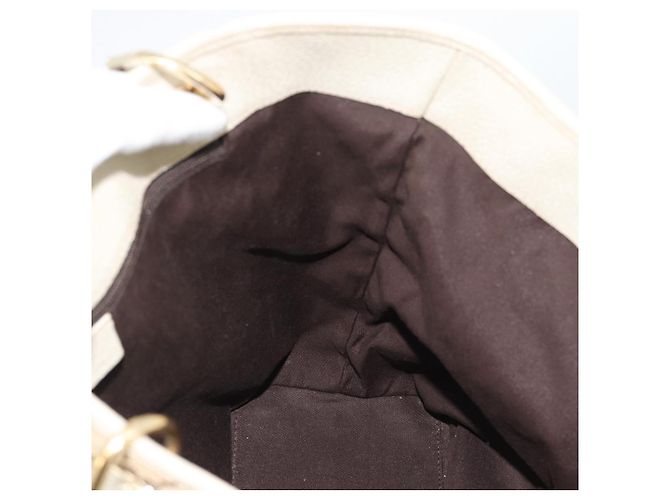 Borsa Tote GUCCI GG Canvas Beige Tono Oro 120836 Auth BA14589 - vista 18