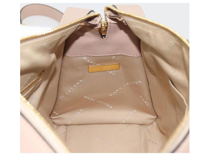Borsa a tracolla Marc Jacobs in pelle 2way Pink Gold Auth BA14169A Rosa D'oro - vista 22