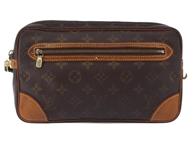 LOUIS VUITTON Monogram Marly Dragonne GM Clutch Bag M51825 LV Auth 193485 Monogramma - vista 13