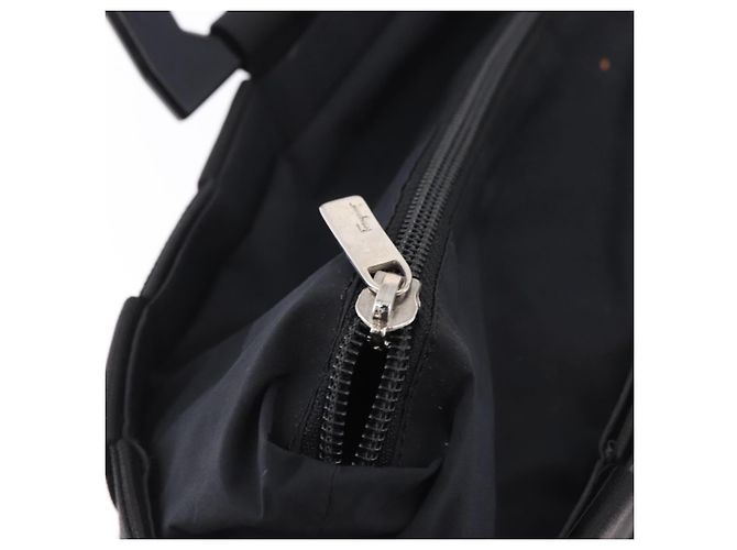 Borsa a mano Salvatore Ferragamo Canvas Black Silver Auth BA14183 Nero Argento - vista 10