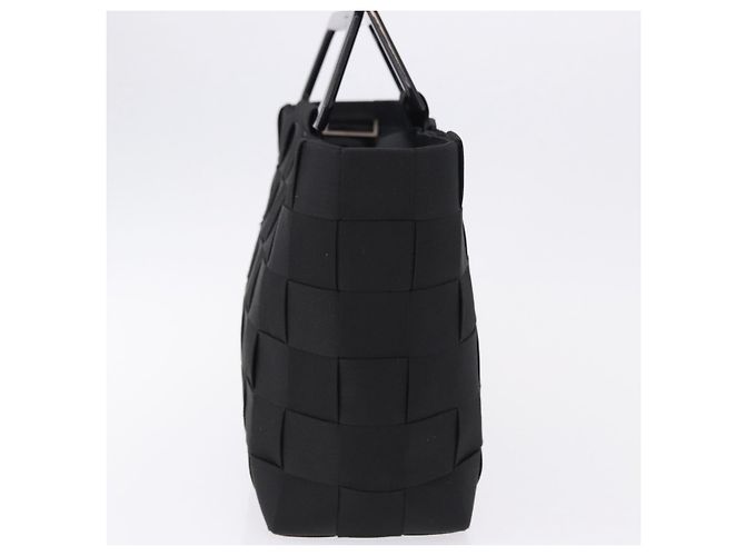 Borsa a mano Salvatore Ferragamo Canvas Black Silver Auth BA14183 Nero Argento - vista 5