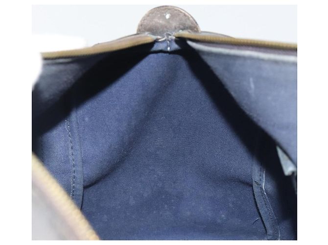 Borsa a Mano GUCCI GG Supreme PVC Pelle Navy Tono Oro Auth 194149 Blu navy - vista 19