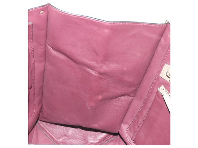 Borsa Tote VALENTINO Studs Marrone Oro Auth bs36602 D'oro - vista 19