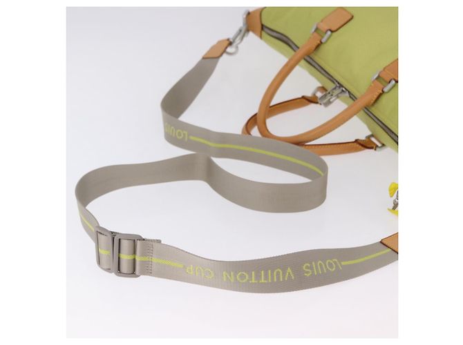 LOUIS VUITTON Damier Geant America Cube Bag Canvas Yellow M80633 Auth BA13761A Giallo - vista 9