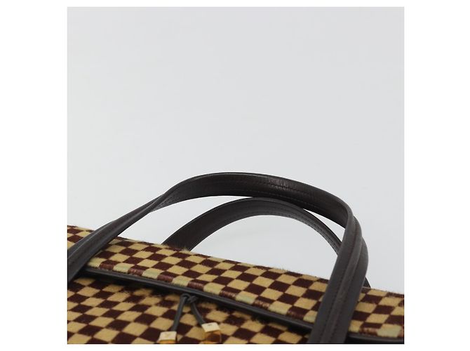 LOUIS VUITTON Damie Sovage Lion Hand Bag Black M92131 LV Auth bs36584 Nero - vista 14
