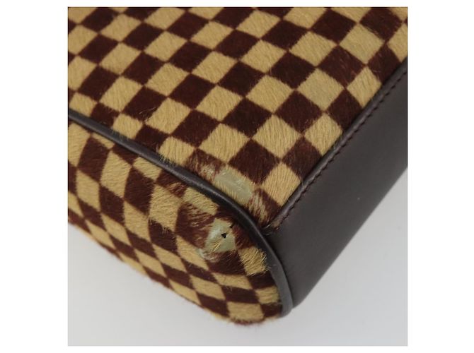 LOUIS VUITTON Damie Sovage Lion Hand Bag Black M92131 LV Auth bs36584 Nero - vista 18