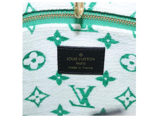 LOUIS VUITTON Monogram Jacquard Velvet On The Go PM Green M46216 Auth 193752SAM Verde - vista 18
