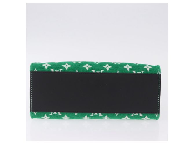 LOUIS VUITTON Monogram Jacquard Velvet On The Go PM Green M46216 Auth 193752SAM Verde - vista 5