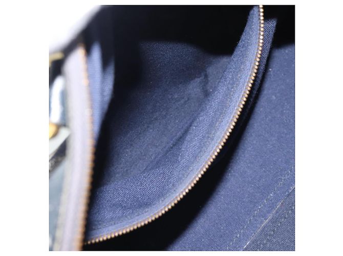 Céline Borsa a mano CELINE C Sulky Canvas Navy Gold Tone Auth gh2303 Blu navy - vista 12