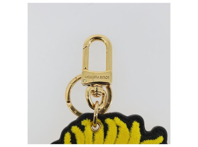LOUIS VUITTON Porte Cles Face Leather Bag Charm LVxYK Yellow M01130 Auth 194698M Giallo - vista 3
