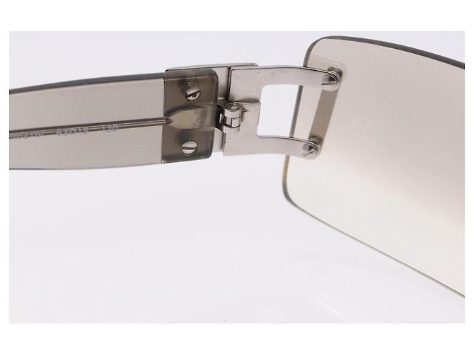 Bulgari Gafas de sol al aire BVLGARI Metal Clear Silver Auth BA14525 Plata - vista 14