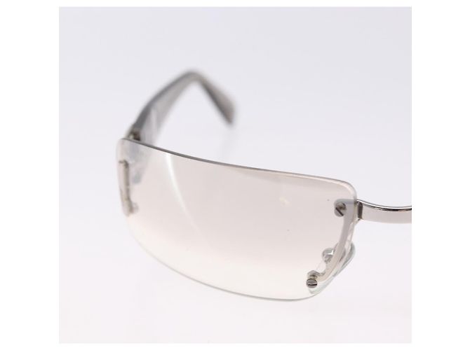 Bulgari Gafas de sol al aire BVLGARI Metal Clear Silver Auth BA14525 Plata - vista 3