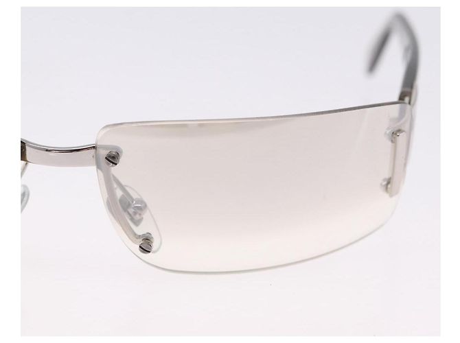 Bulgari Gafas de sol al aire BVLGARI Metal Clear Silver Auth BA14525 Plata - vista 4