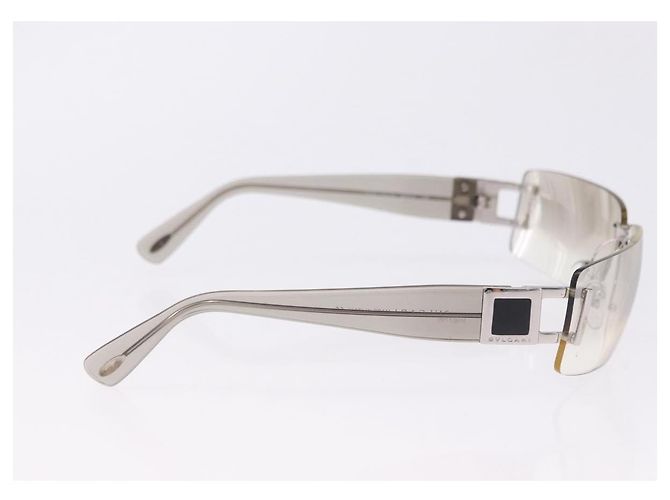 Bulgari Gafas de sol al aire BVLGARI Metal Clear Silver Auth BA14525 Plata - vista 7