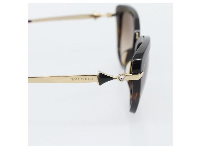 Bulgari Gafas de sol BVLGARI Metal Brown Gold Auth SW2607V Castaño Dorado - vista 4