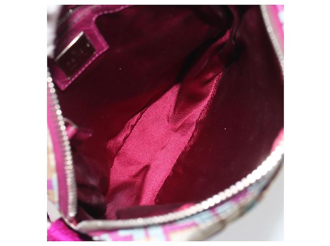 Borsa a tracolla FENDI Zucca Canvas Purple Silver Auth BA14184 Argento Porpora - vista 11