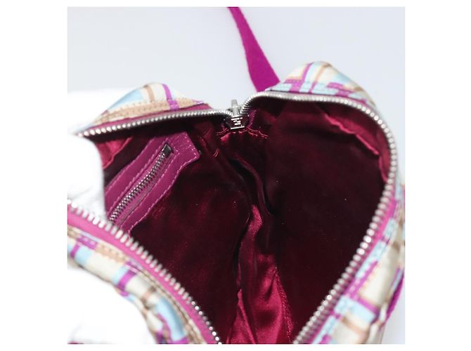 Borsa a tracolla FENDI Zucca Canvas Purple Silver Auth BA14184 Argento Porpora - vista 20