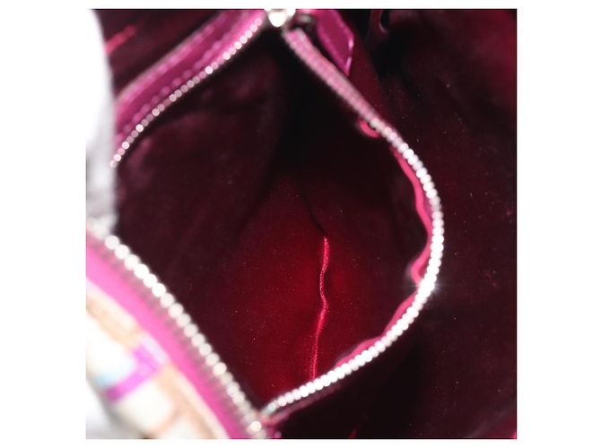 Borsa a tracolla FENDI Zucca Canvas Purple Silver Auth BA14184 Argento Porpora - vista 23