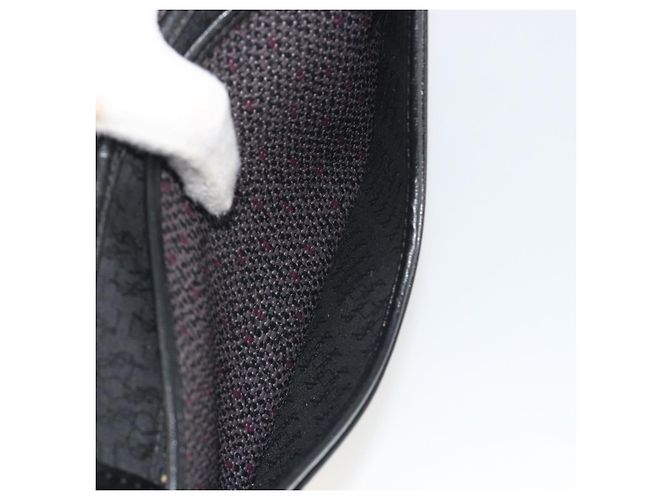 Borsa a tracolla SAINT LAURENT PVC Canvas Black Gold Auth bs36624 Nero D'oro - vista 12