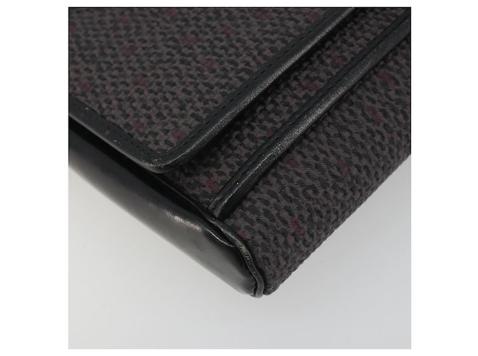 Borsa a tracolla SAINT LAURENT PVC Canvas Black Gold Auth bs36624 Nero D'oro - vista 14