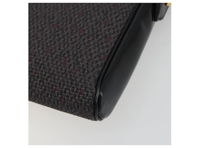 Borsa a tracolla SAINT LAURENT PVC Canvas Black Gold Auth bs36624 Nero D'oro - vista 15