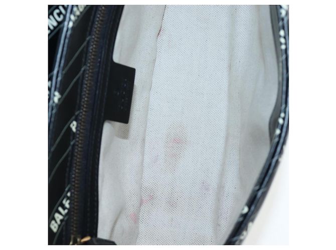 Borsa GUCCI GG Marmont The Hacker Project Balenciaga Collaboration Auth 192458SAM Nero D'oro - vista 10
