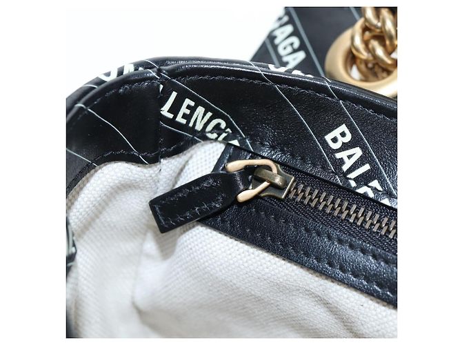Borsa GUCCI GG Marmont The Hacker Project Balenciaga Collaboration Auth 192458SAM Nero D'oro - vista 24