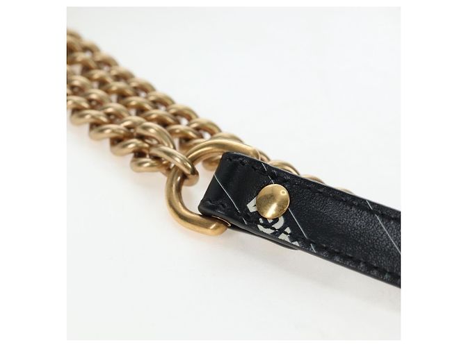 Borsa GUCCI GG Marmont The Hacker Project Balenciaga Collaboration Auth 192458SAM Nero D'oro - vista 8