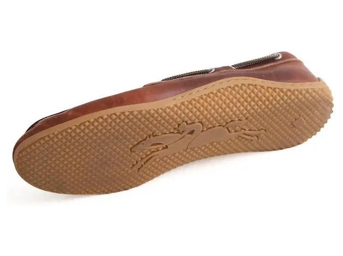 Mocassini Longchamp in pelle marrone taglia 38 - vista 6