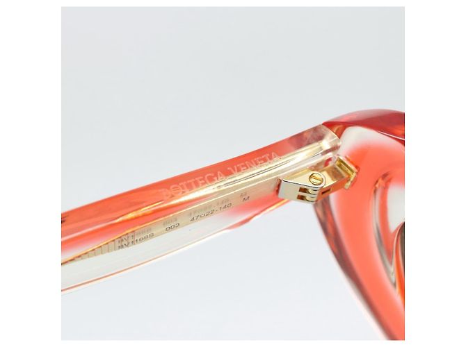 Gafas de sol BOTTEGA VENETA Plástico Rojo Auth BA14132M Roja - vista 10