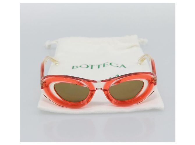 Gafas de sol BOTTEGA VENETA Plástico Rojo Auth BA14132M Roja - vista 12
