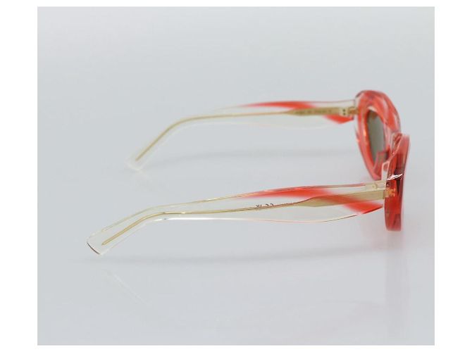 Gafas de sol BOTTEGA VENETA Plástico Rojo Auth BA14132M Roja - vista 3