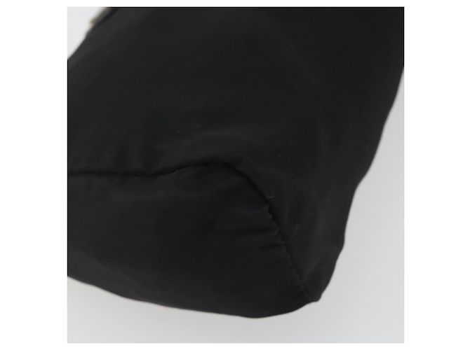 PRADA Nylon Pochette Schwarz Silber Auth 192554 - Ansicht 14