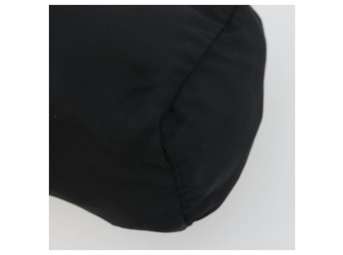PRADA Nylon Pochette Schwarz Silber Auth 192554 - Ansicht 15