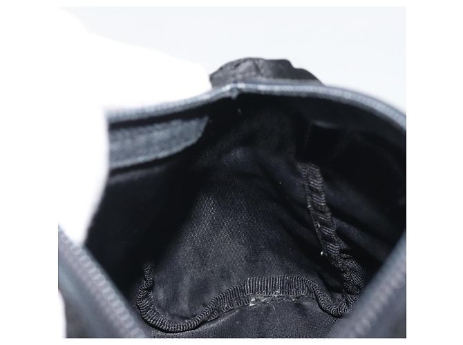PRADA Nylon Pochette Schwarz Silber Auth 192554 - Ansicht 18