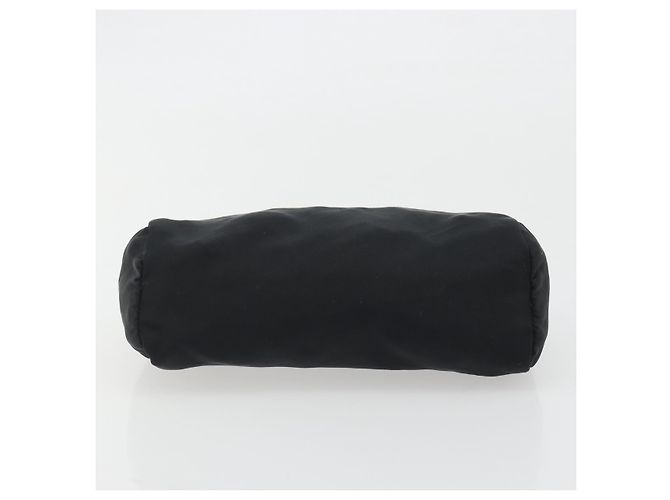 PRADA Nylon Pochette Schwarz Silber Auth 192554 - Ansicht 6