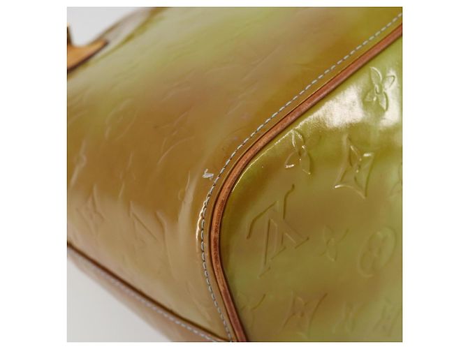 LOUIS VUITTON Monogram Vernis Houston Hand Bag Baby Blue M91005 LV Auth hk3937 Blu chiaro - vista 17