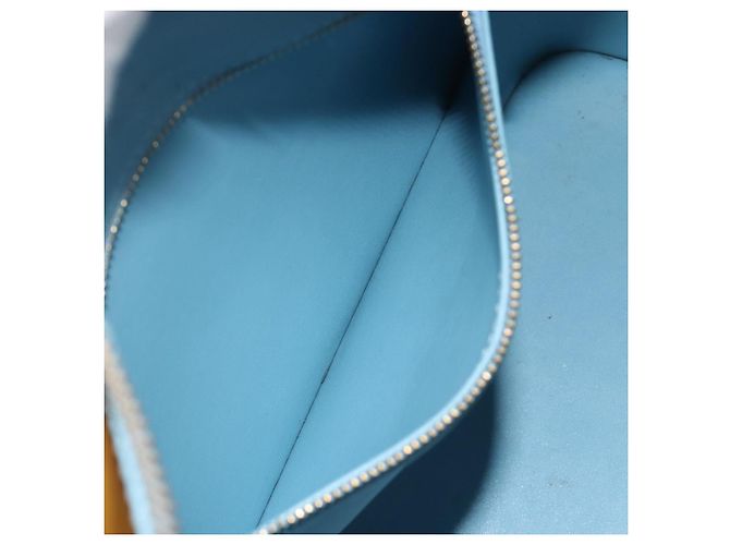 LOUIS VUITTON Monogram Vernis Houston Hand Bag Baby Blue M91005 LV Auth hk3937 Blu chiaro - vista 23