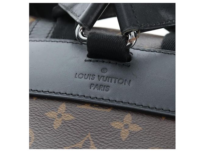 LOUIS VUITTON Monogram Macassar Christopher MM Backpack M43735 LV Auth 192839V Monogramma - vista 21