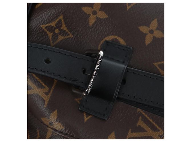 LOUIS VUITTON Monogram Macassar Christopher MM Backpack M43735 LV Auth 192839V Monogramma - vista 26