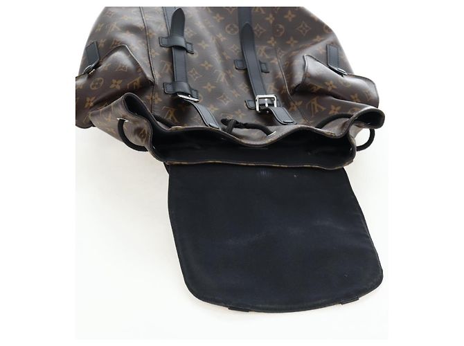 LOUIS VUITTON Monogram Macassar Christopher MM Backpack M43735 LV Auth 192839V Monogramma - vista 28