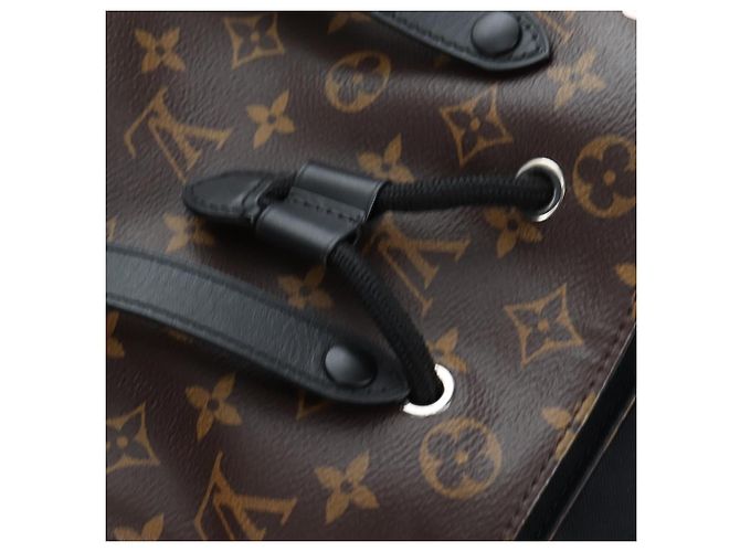 LOUIS VUITTON Monogram Macassar Christopher MM Backpack M43735 LV Auth 192839V Monogramma - vista 31
