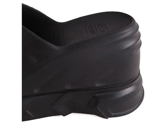 Givenchy Black Rubber Sandals - view 5